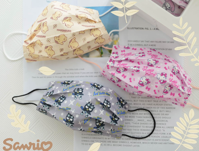 Hello Kitty Ribbons - Disposable Face Mask