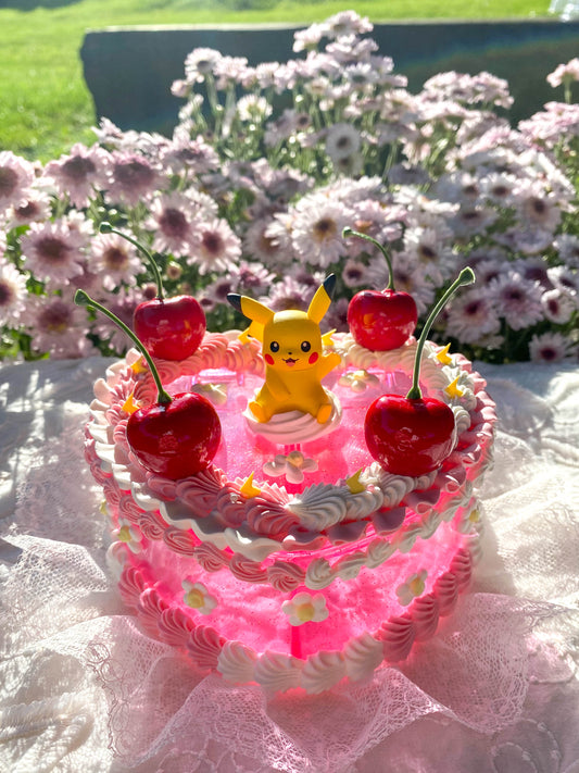 JELLY CAKE - Pikachu in Daisy Garden - Pokemon