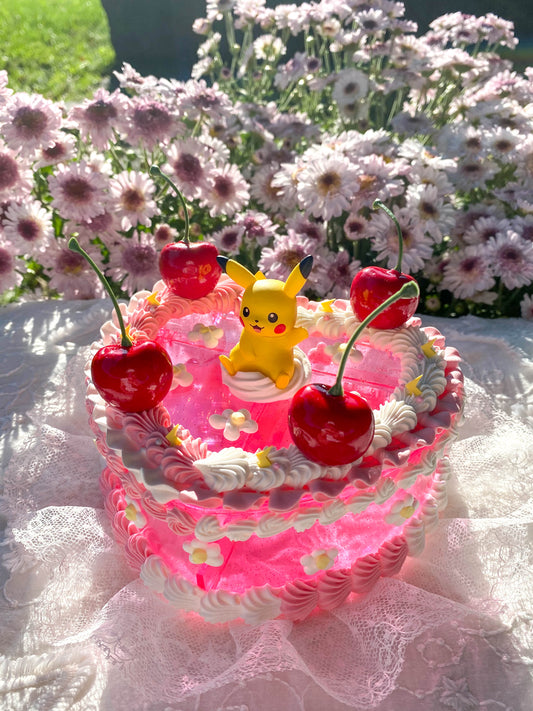 JELLY CAKE - Pikachu in Daisy Garden - Pokemon