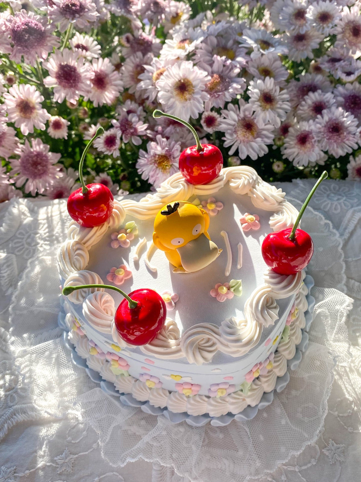 Psyduck in the Lily Pond - Pokemon