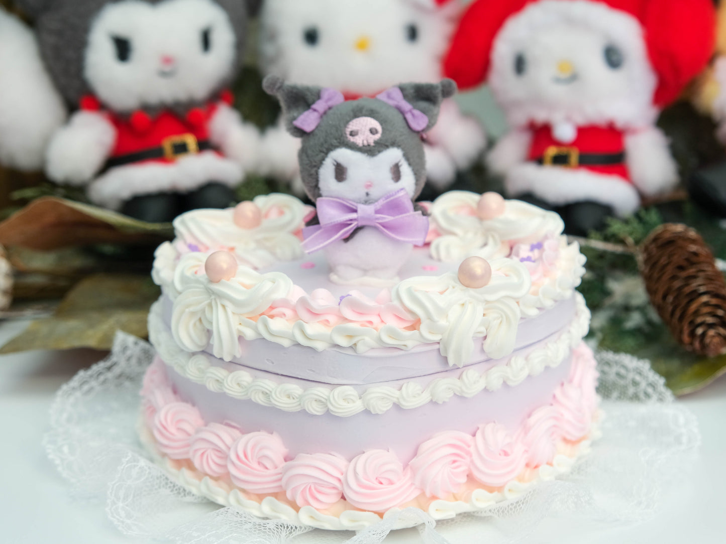 Kuromi Taro Cake - Plushie