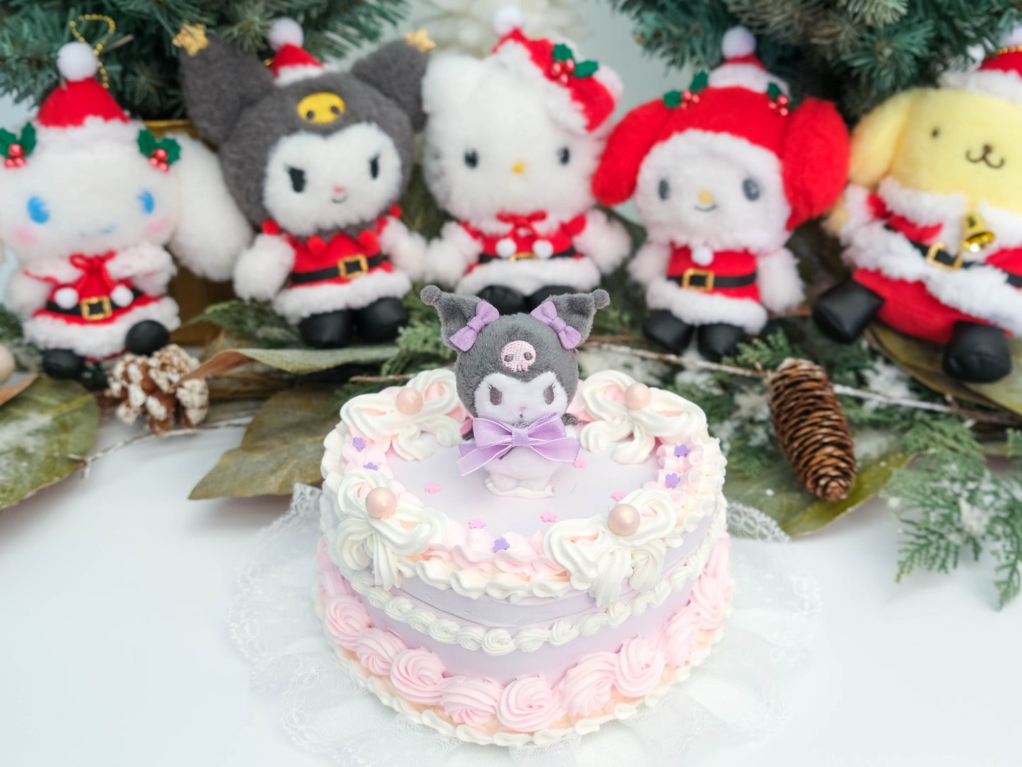 Kuromi Taro Cake - Plushie