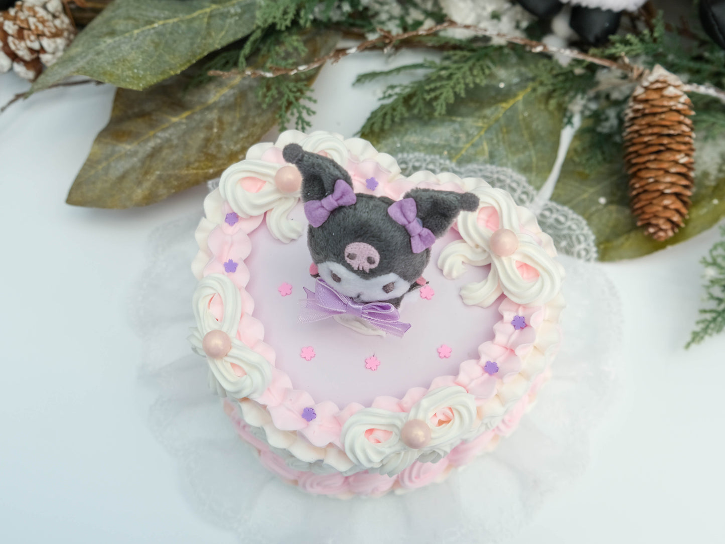 Kuromi Taro Cake - Plushie