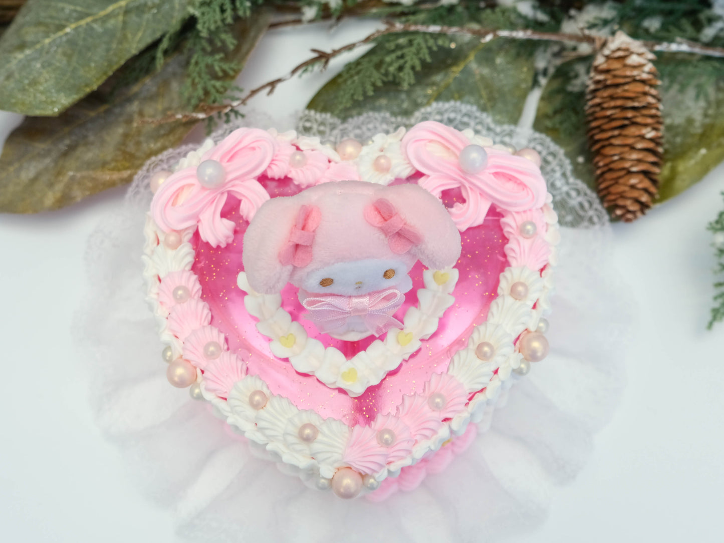 JELLY CAKE - My Melody Pink Champagne - Plushie