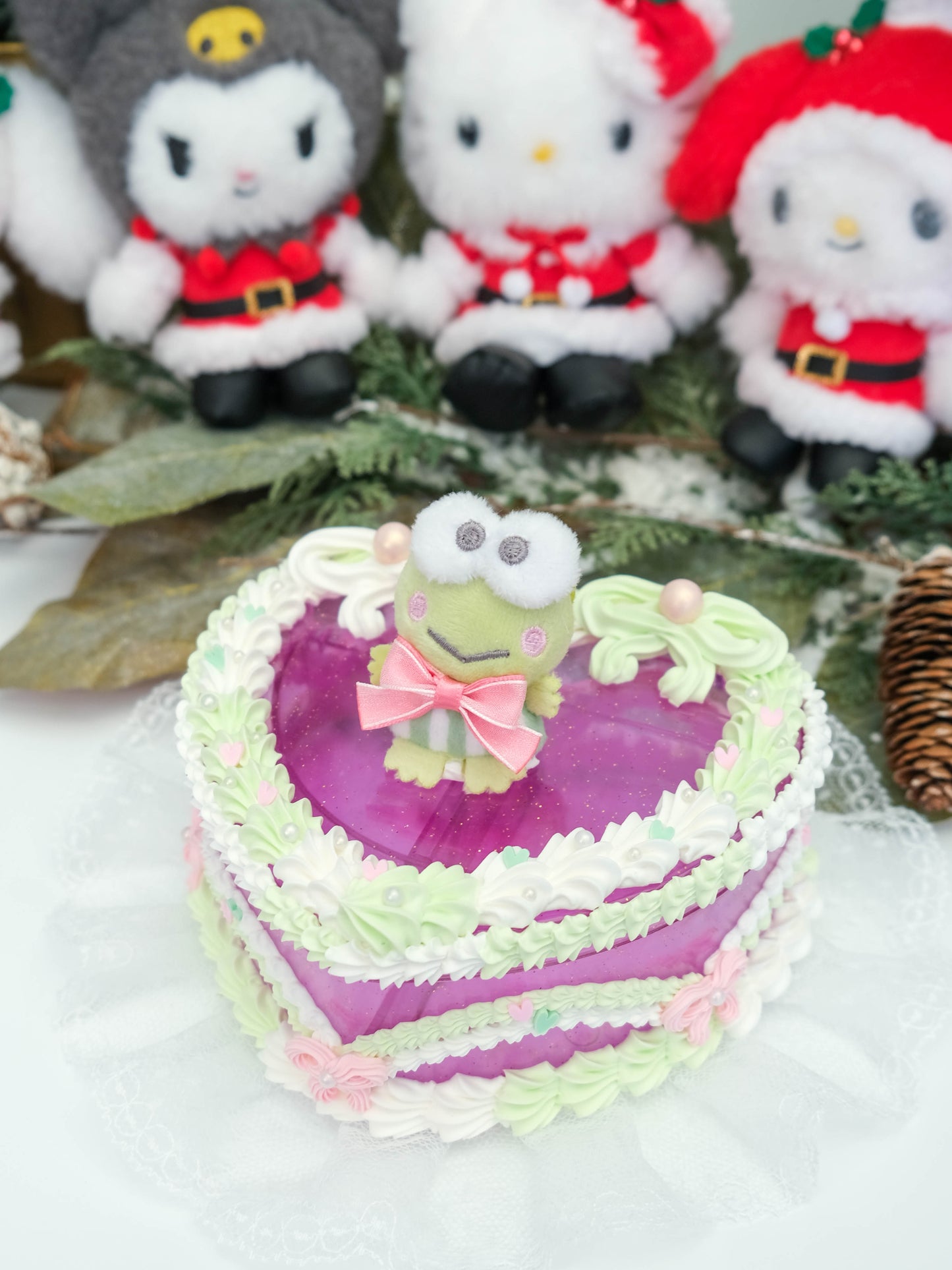 JELLY CAKE - Keroppi Minty Chocolate - Plushie