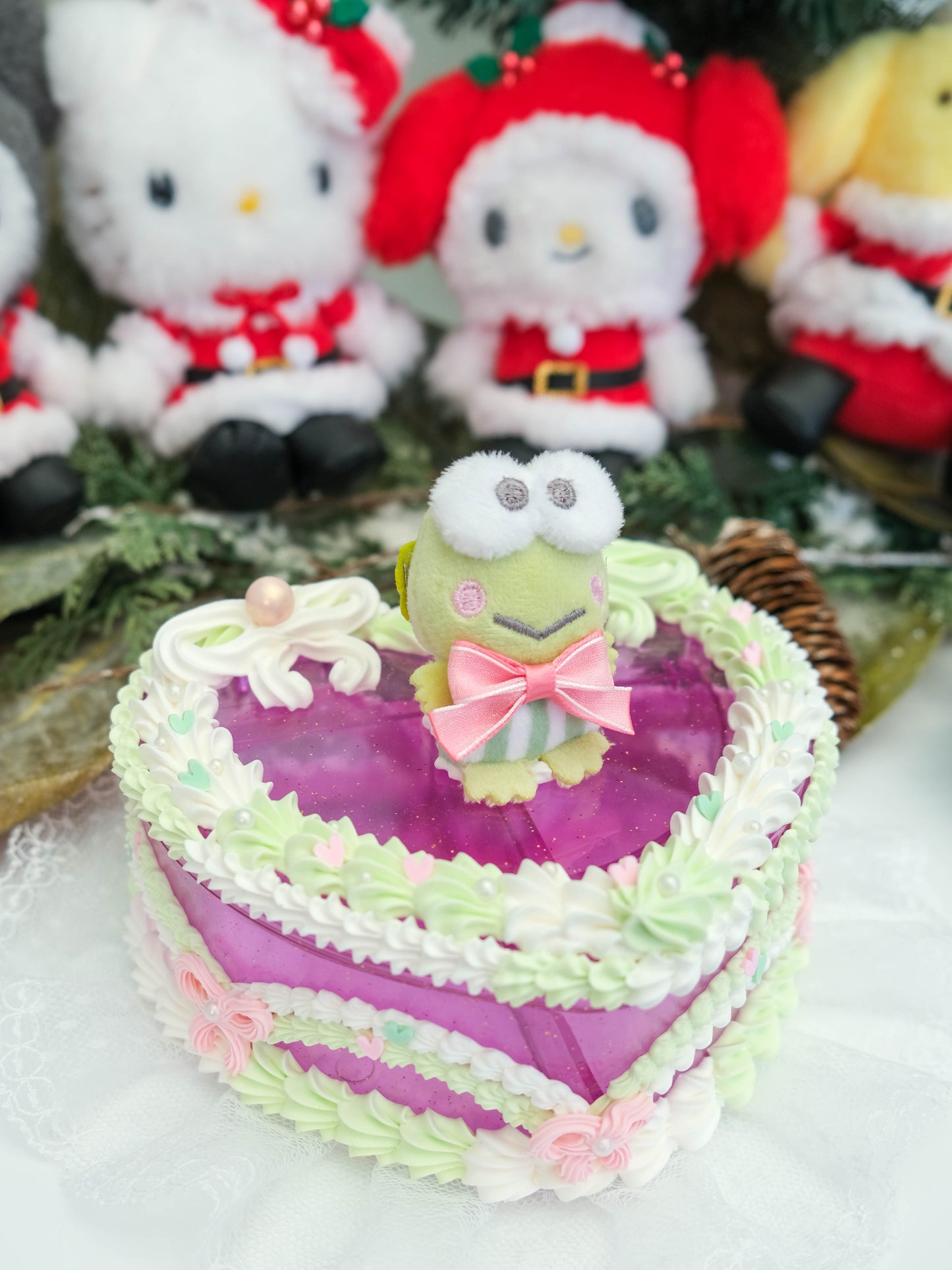 JELLY CAKE - Keroppi Minty Chocolate - Plushie