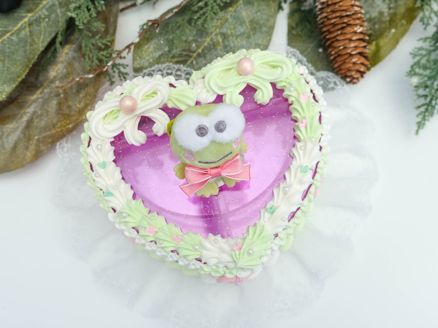 JELLY CAKE - Keroppi Minty Chocolate - Plushie