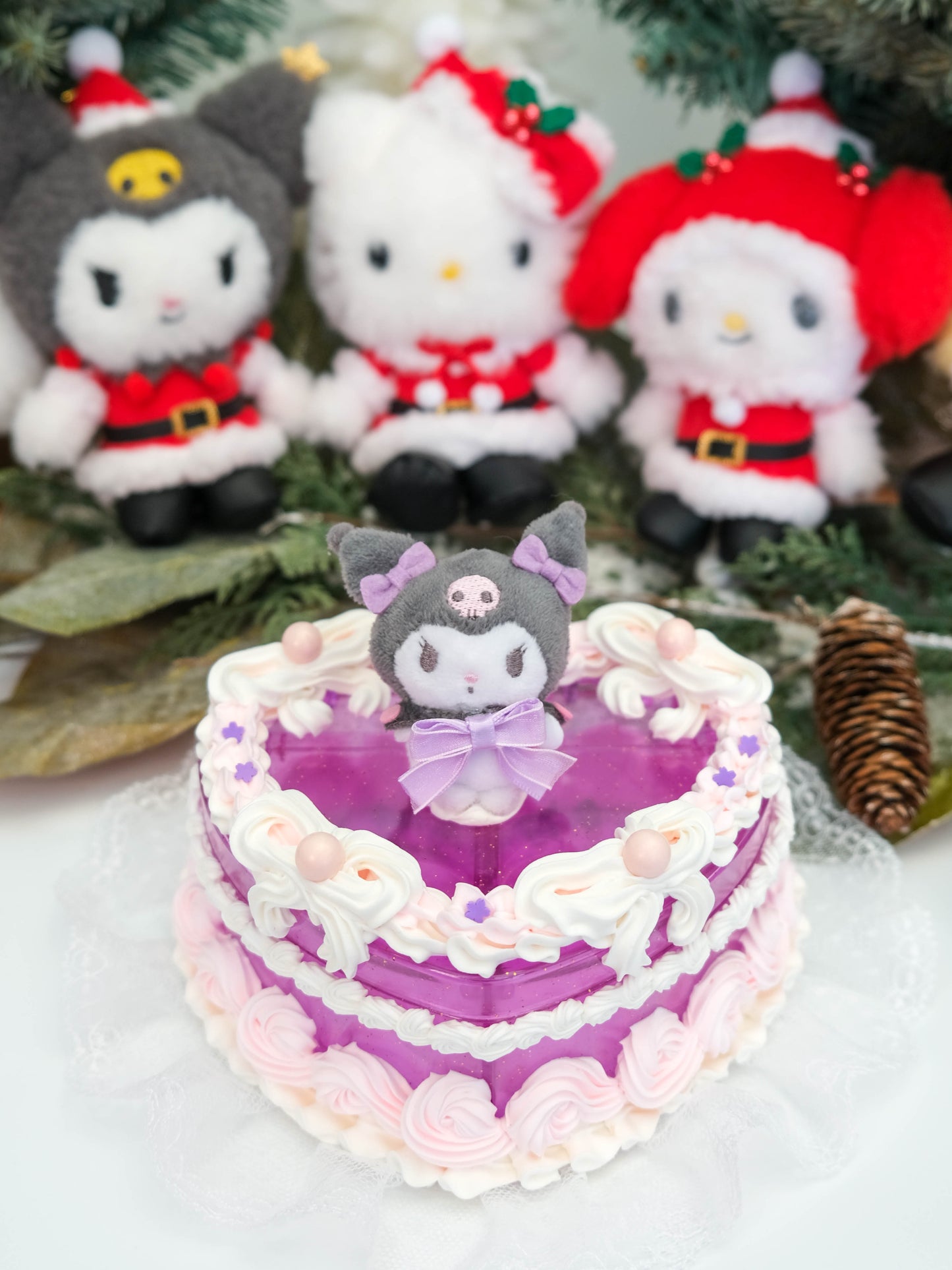 JELLY CAKE - Kuromi Taro Cake - Plushie