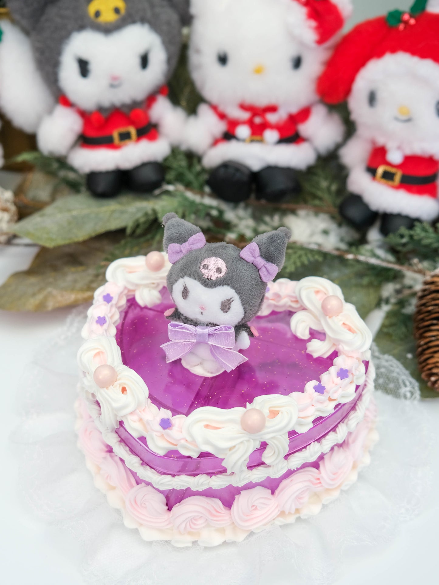 JELLY CAKE - Kuromi Taro Cake - Plushie