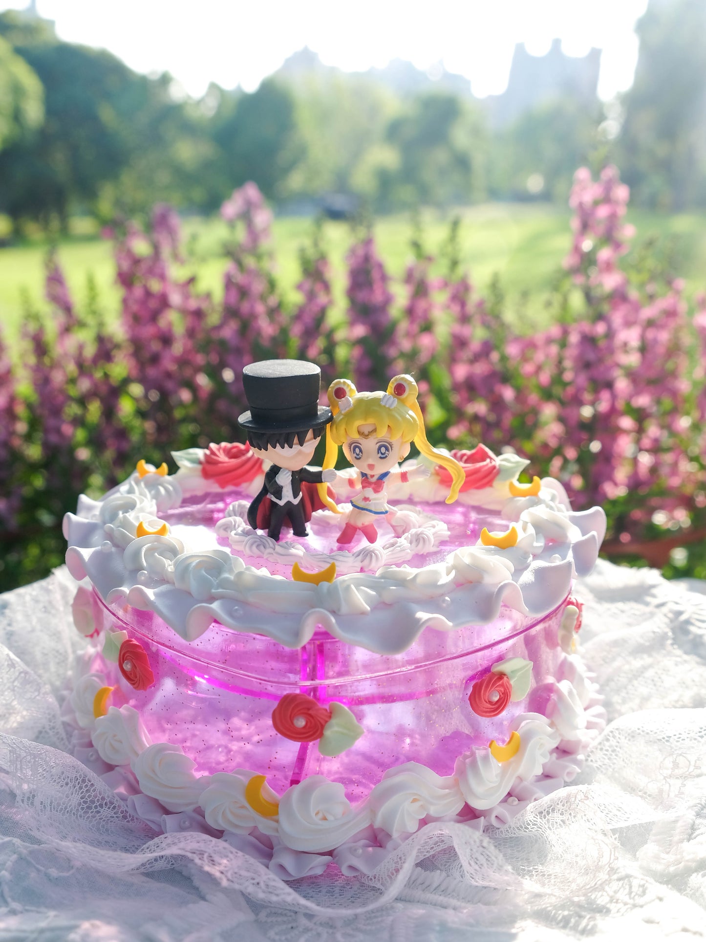 JELLY CAKE - Sailor Moon and Tuxedo Mask