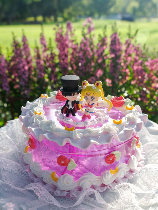 JELLY CAKE - Sailor Moon and Tuxedo Mask