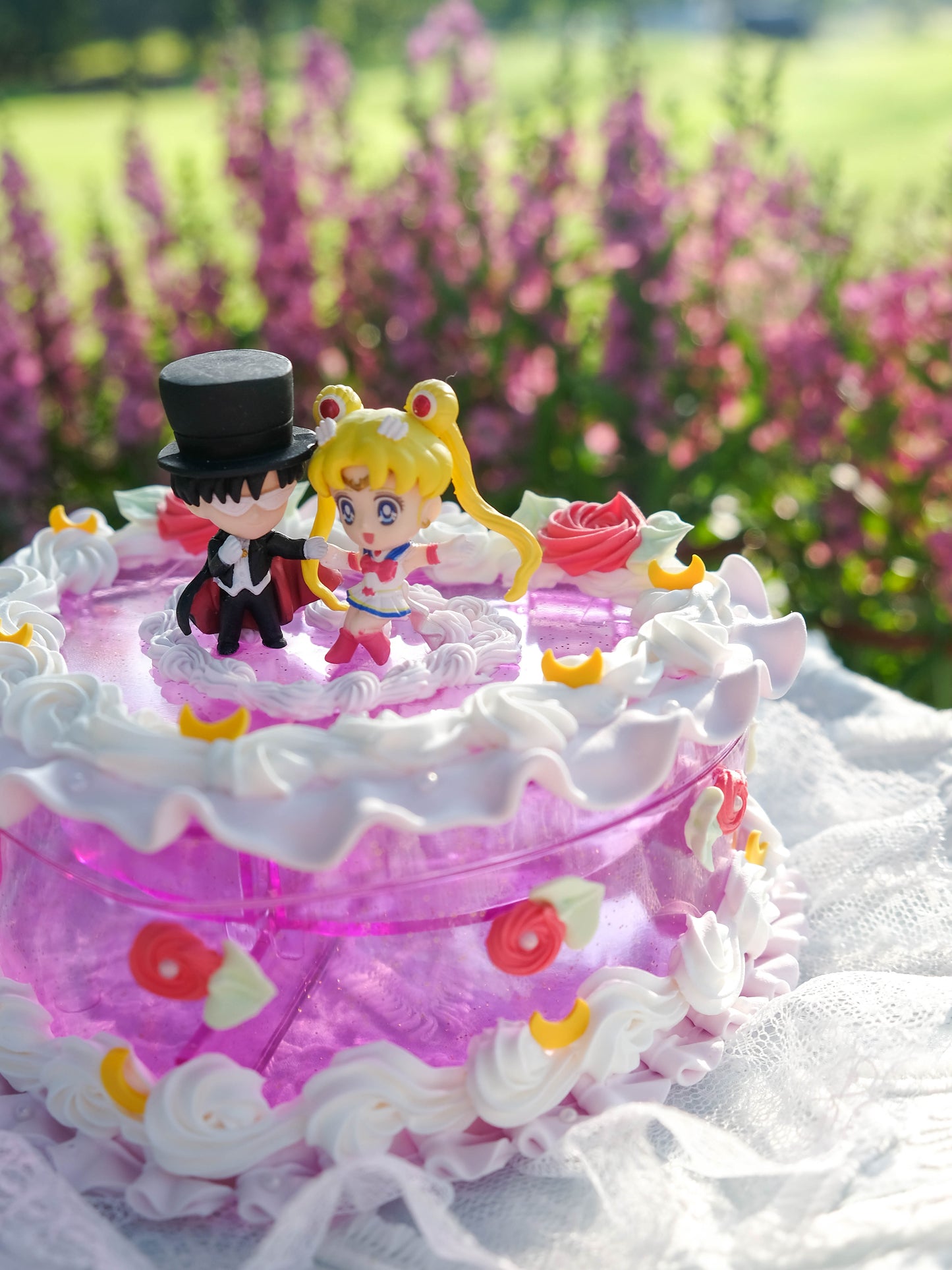 JELLY CAKE - Sailor Moon and Tuxedo Mask