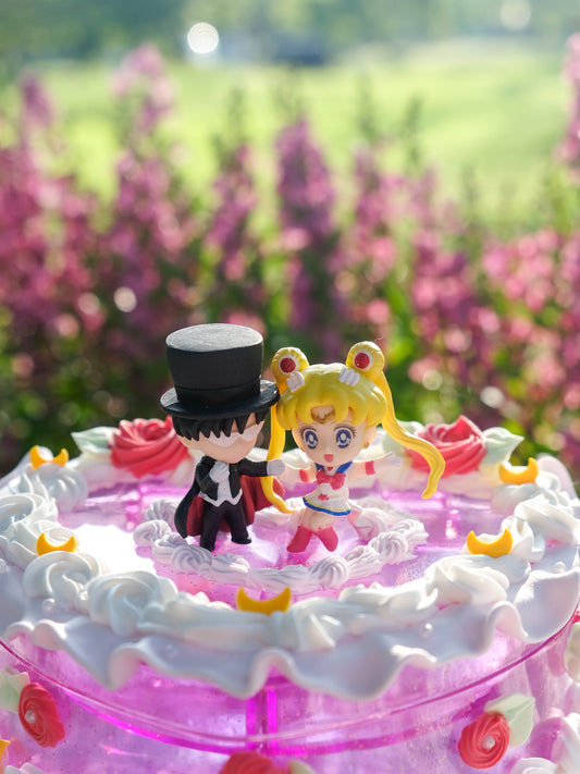JELLY CAKE - Sailor Moon and Tuxedo Mask