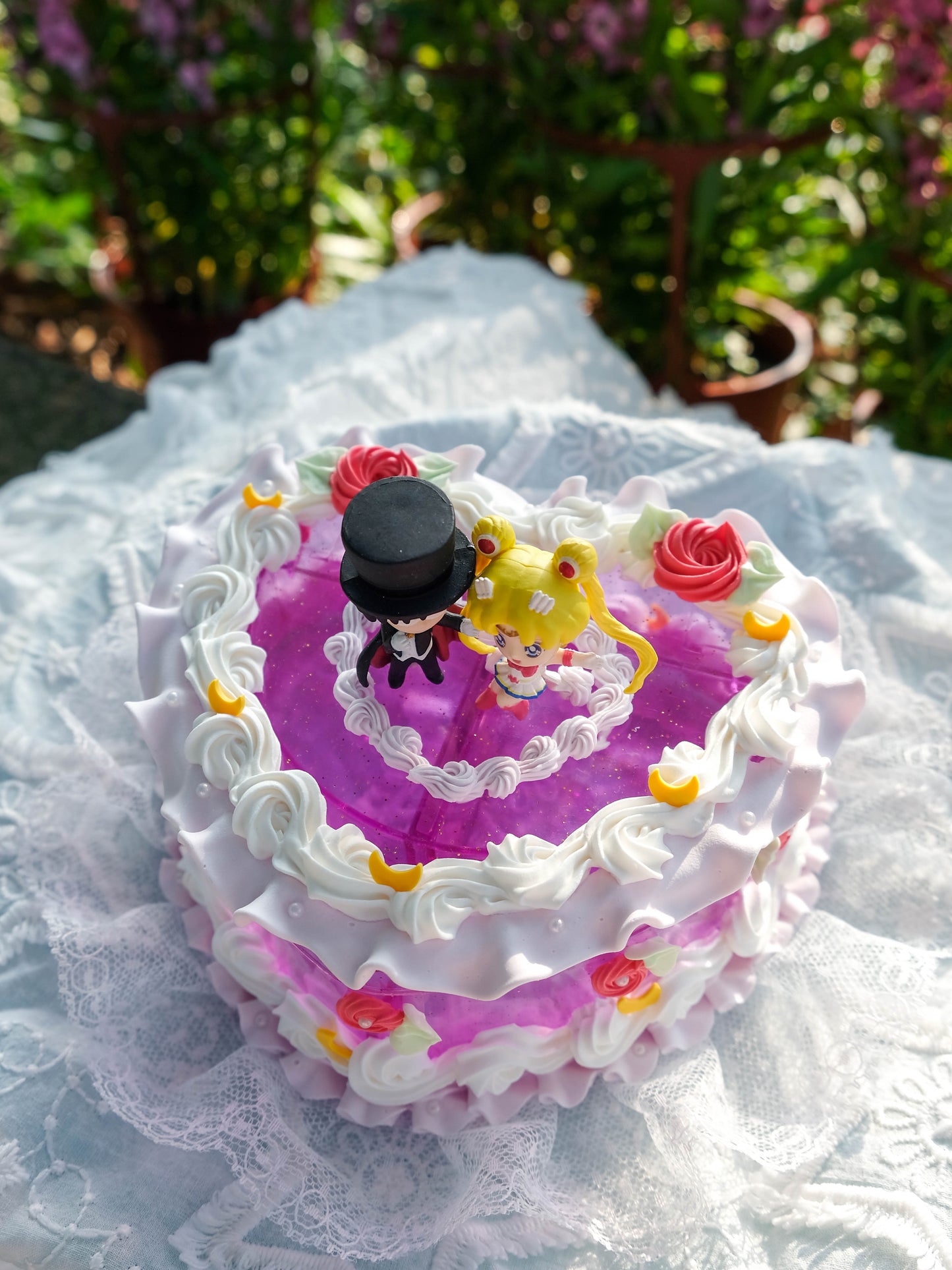 JELLY CAKE - Sailor Moon and Tuxedo Mask