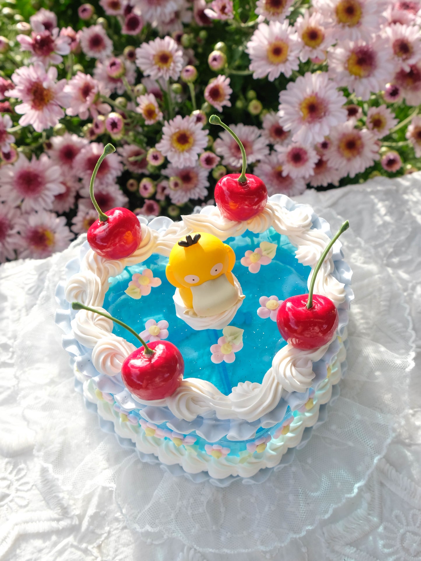 JELLY CAKE - Psyduck in the Lily Pond - Pokemon