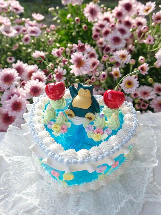 JELLY CAKE - Sleepy Snorlax - Pokemon