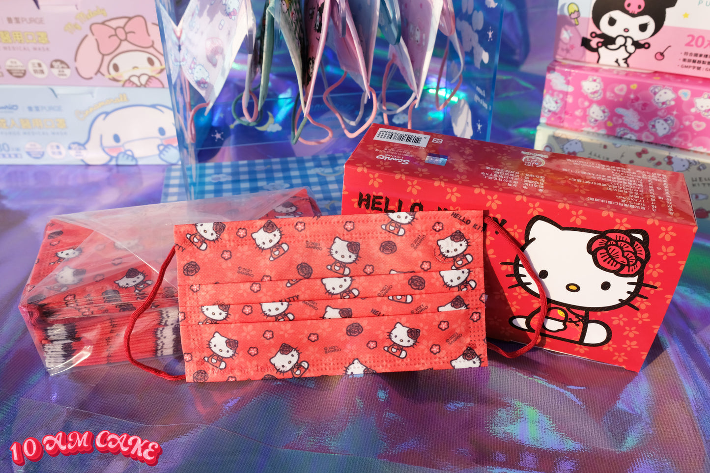 Hello Kitty Rose - Disposable Face Mask