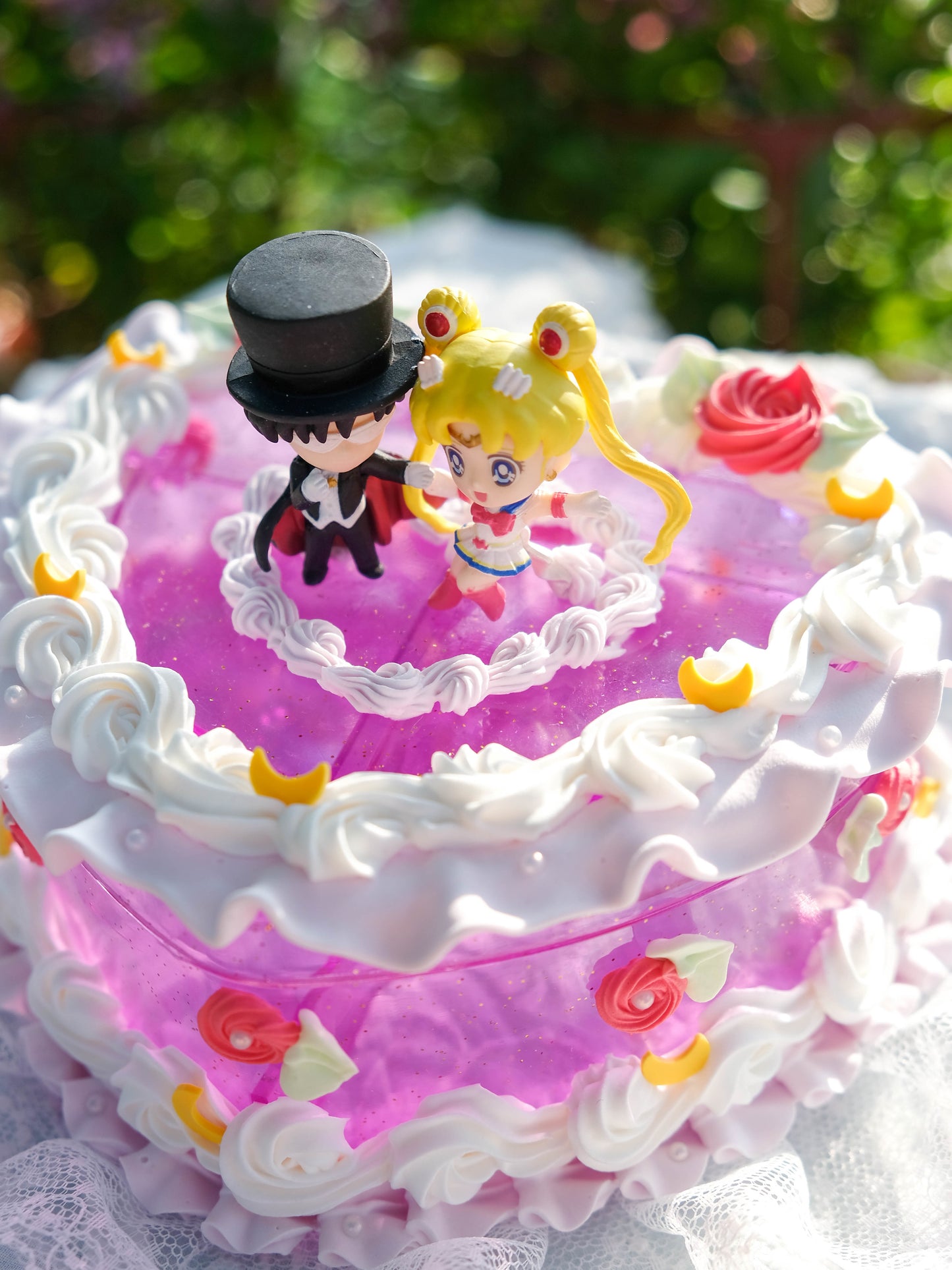 JELLY CAKE - Sailor Moon and Tuxedo Mask
