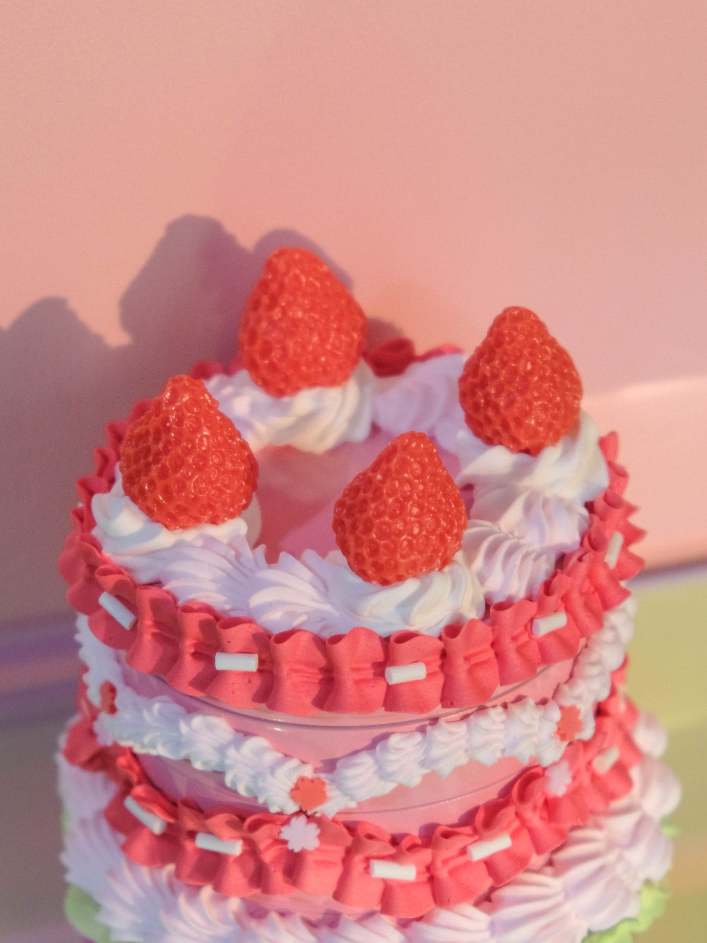 Strawberry Pudding Cake - Grinder