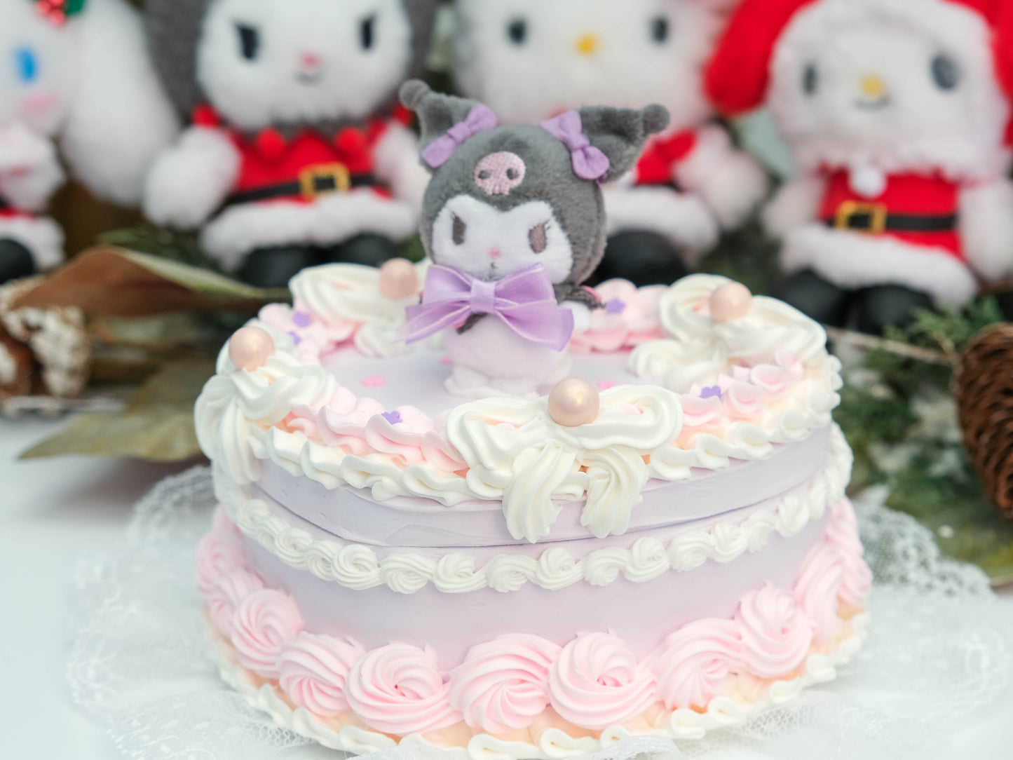 Kuromi Taro Cake - Plushie