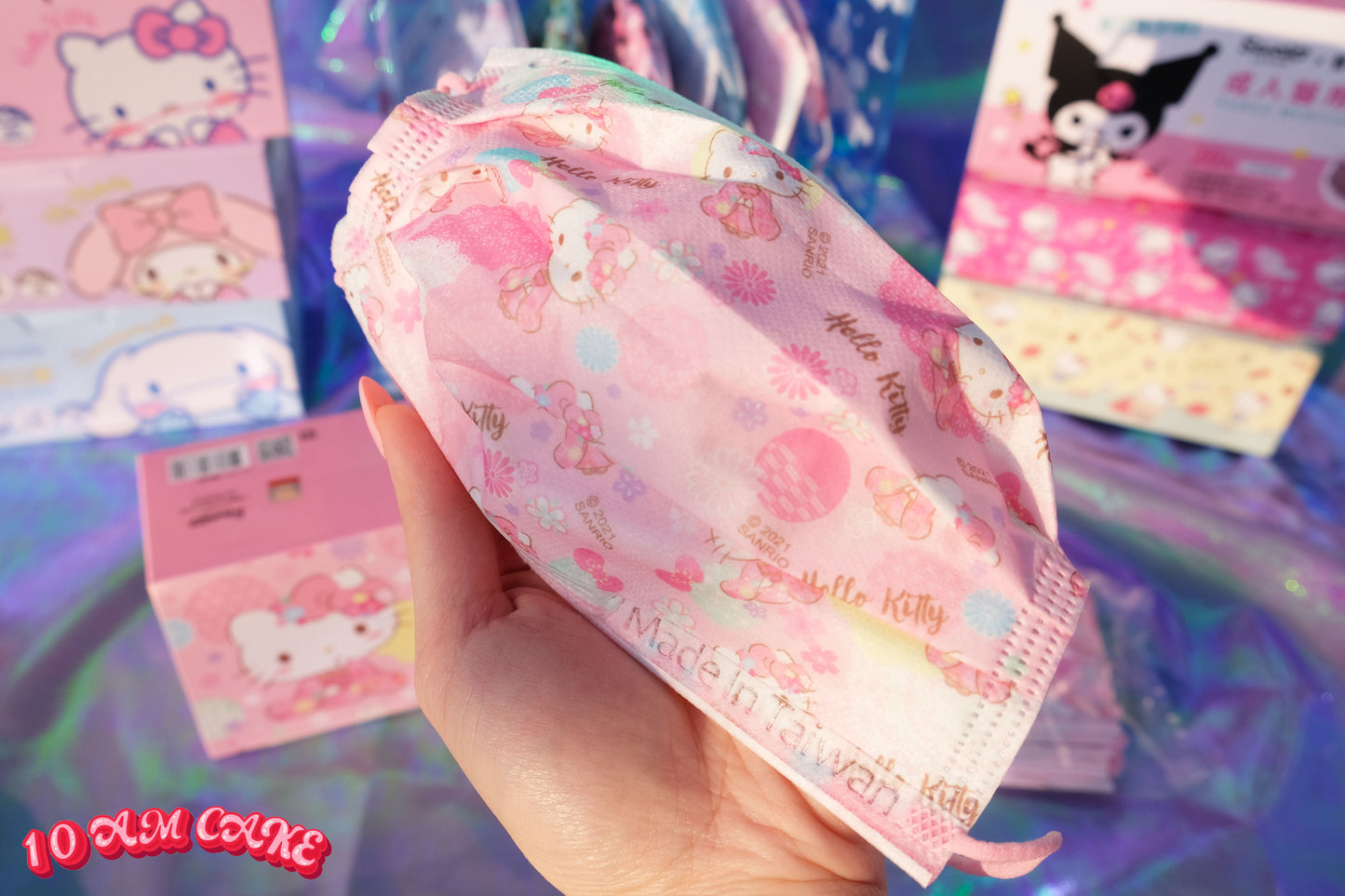 Hello Kitty Kimono - Disposable Face Mask