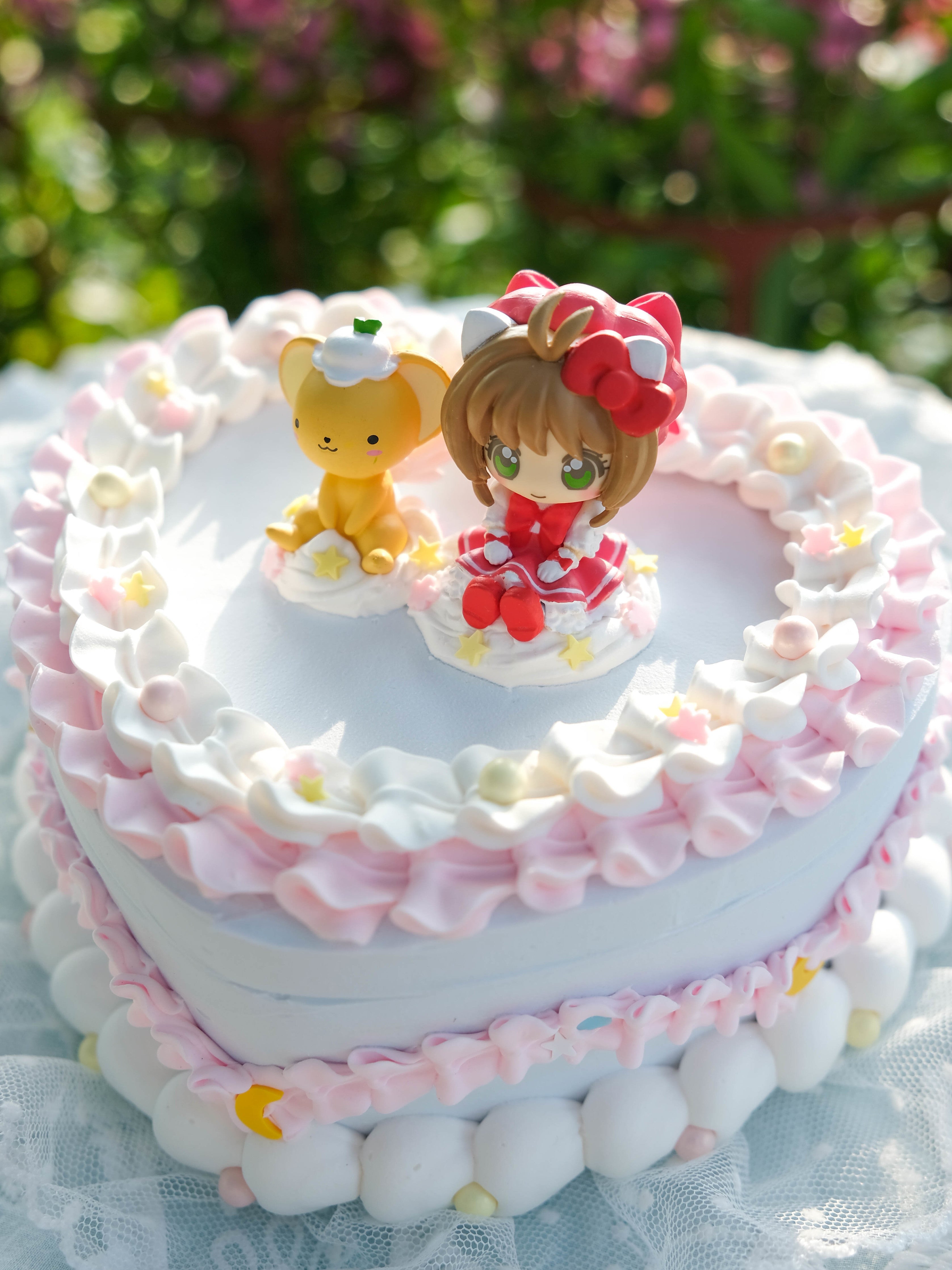 Anime Lovely Pink Card Captor Sakura Action Figure Model Cake Decorations  Hfmqv | Fruugo IE
